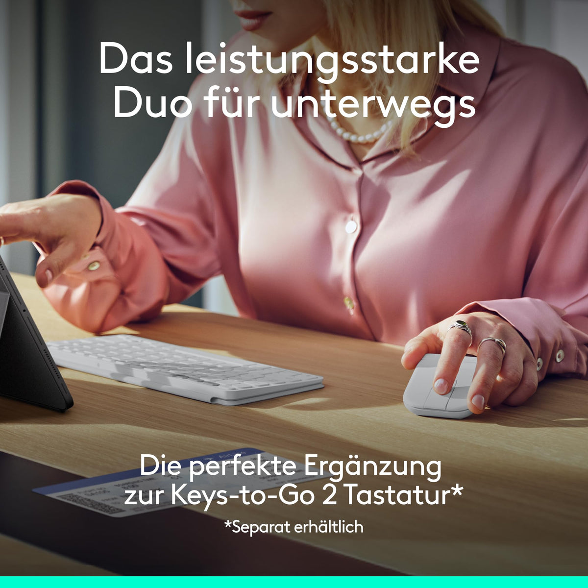 Logitech Mobi Fold, maus ultramobilă pentru deplasare - 910-007631
