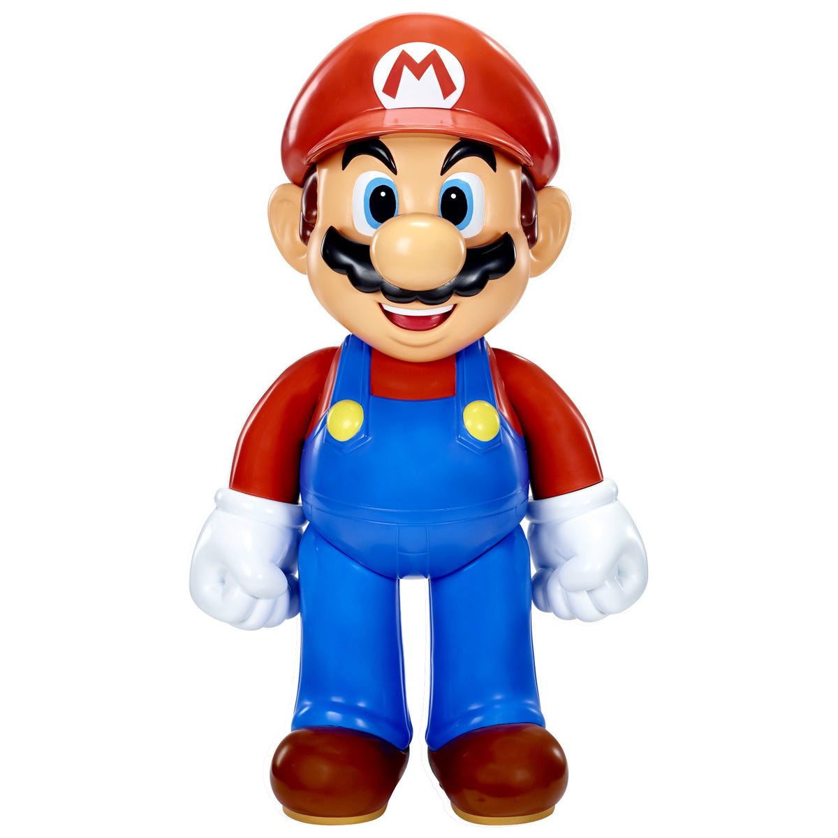 Figură Nintendo Super Mario cu o înălțime de 50 cm, mobilă în multe poziții diferite, având 11 puncte de articulație. Perfectă pentru fanii și colecționarii Super Mario, potrivită pentru copii de la 3 ani. - 78254