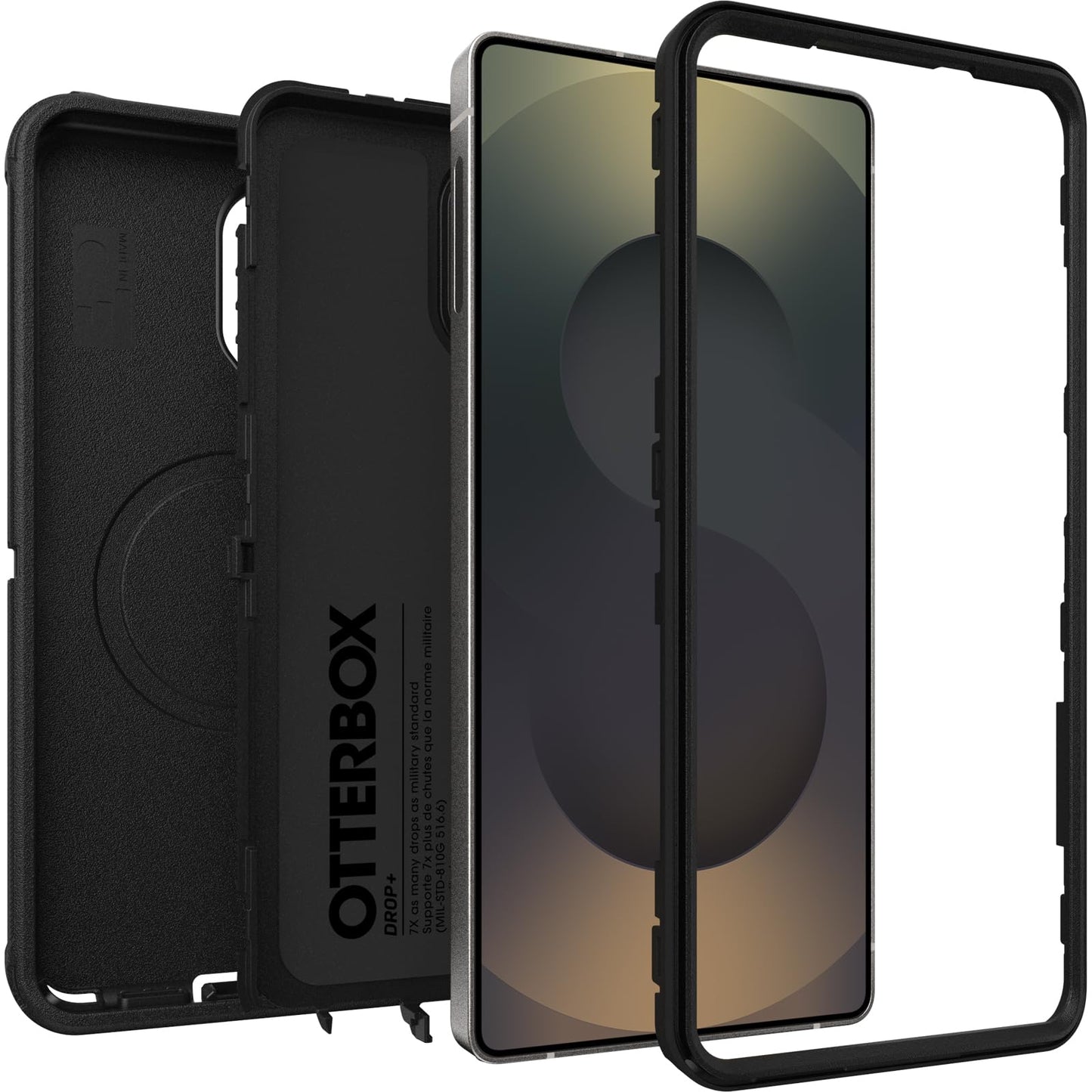 OtterBox Defender Series Pro Case with Magnets for Samsung Galaxy S26 Ultra Shockproof Drop Proof Ultra Heavy Duty Protective Case 7X Military Grade Tested Black - 77-99859