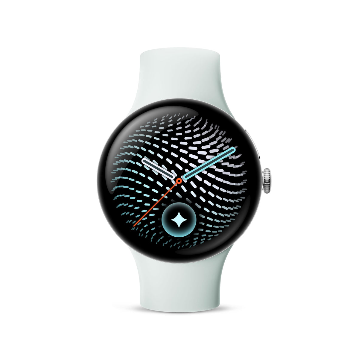 Google Pixel Watch 5 (45 mm) - Smartwatch - Silver Case/Fog Band, LTE - GA10891-DE