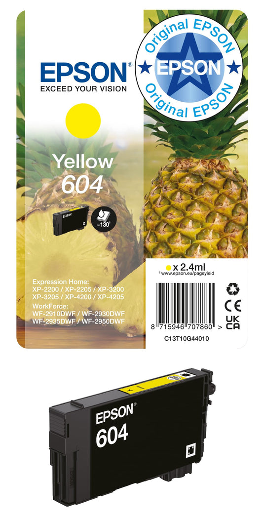 Epson 604 Yellow (C13T10G44020)