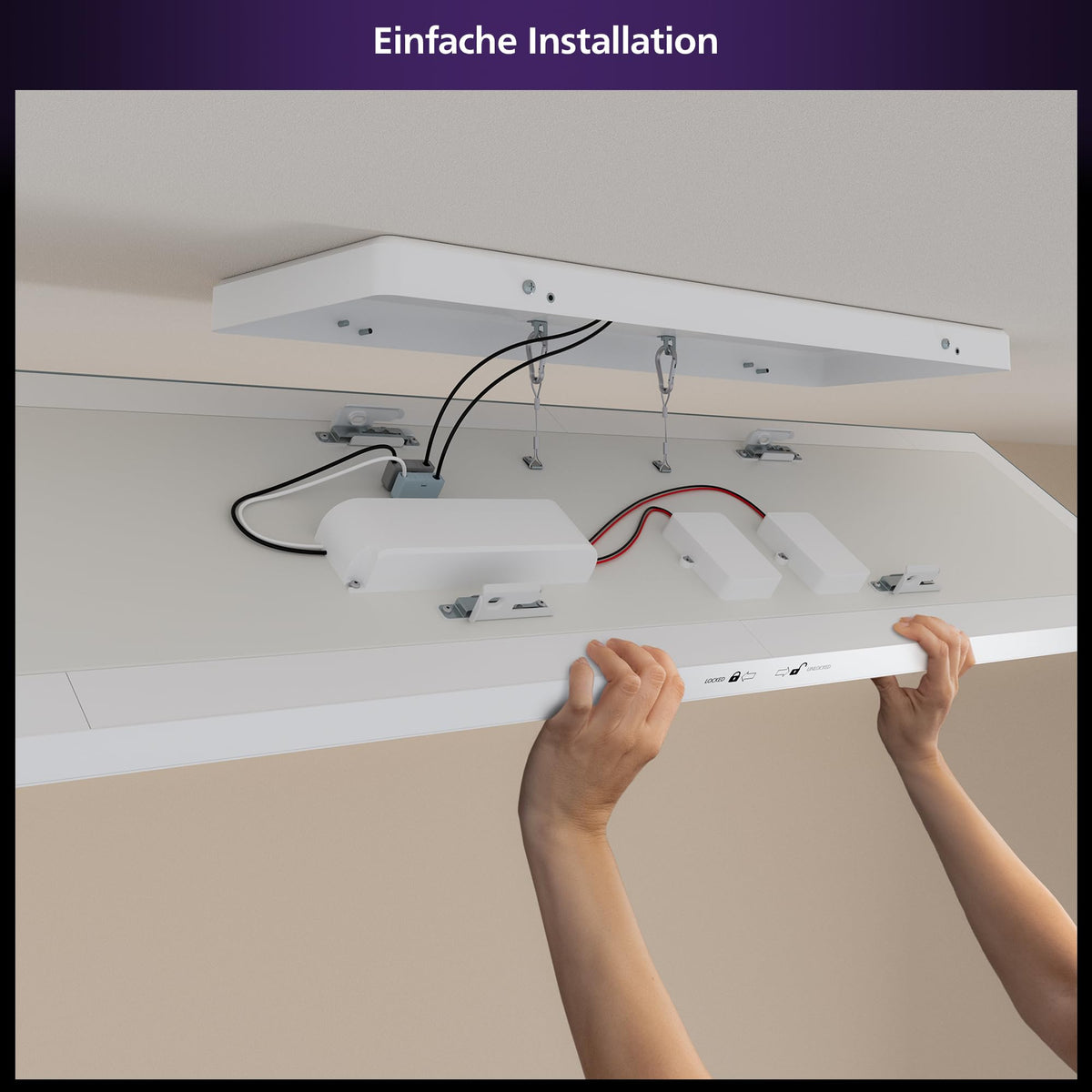 Philips Hue Datura Panel Light, 30 x 120 cm, Rectangular - 8720169277731