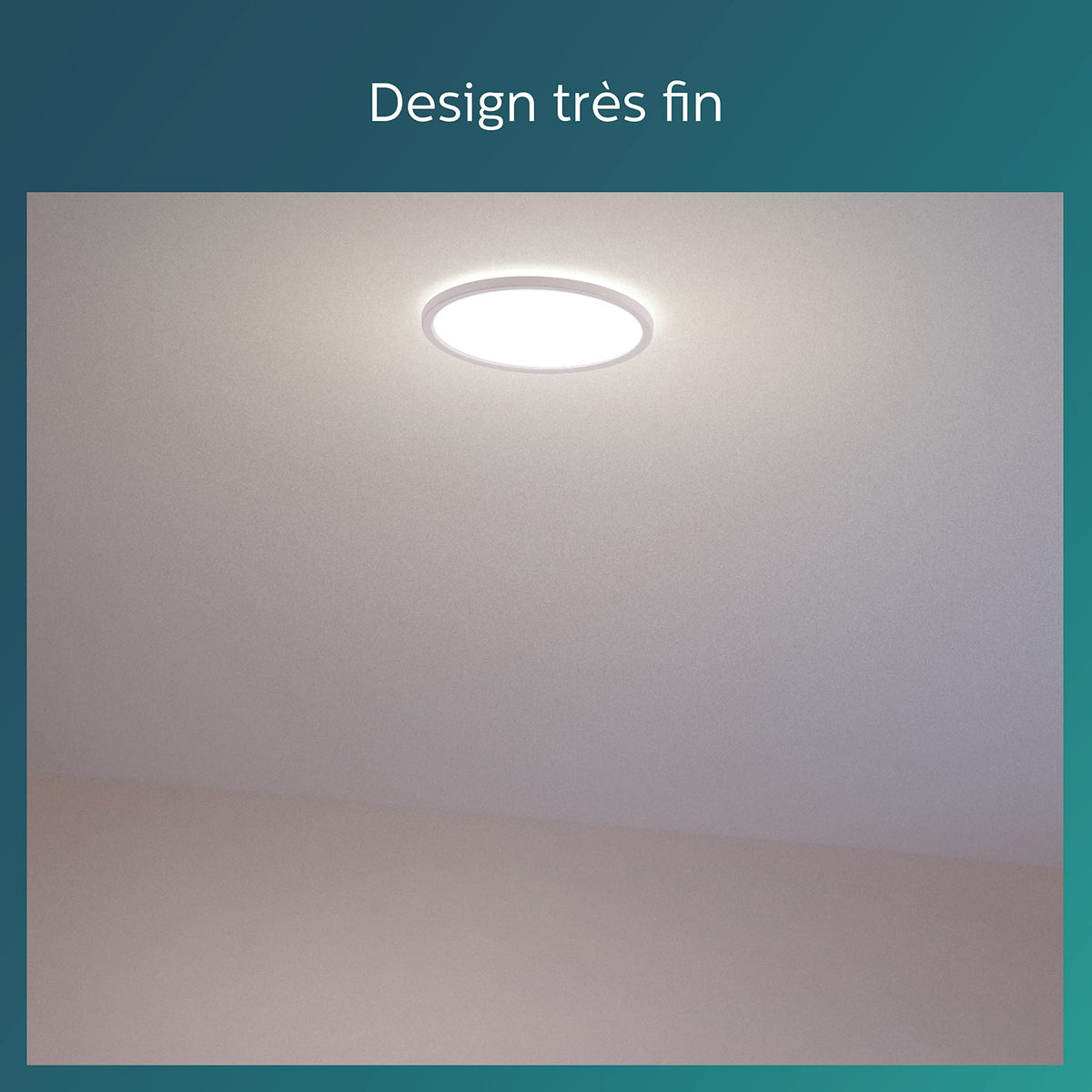 Philips LED SceneSwitch Ceiling Light (18 W), 3 brightness levels, cool white light, energy-saving room lighting with EyeComfort, white, 30cm - 915005776801