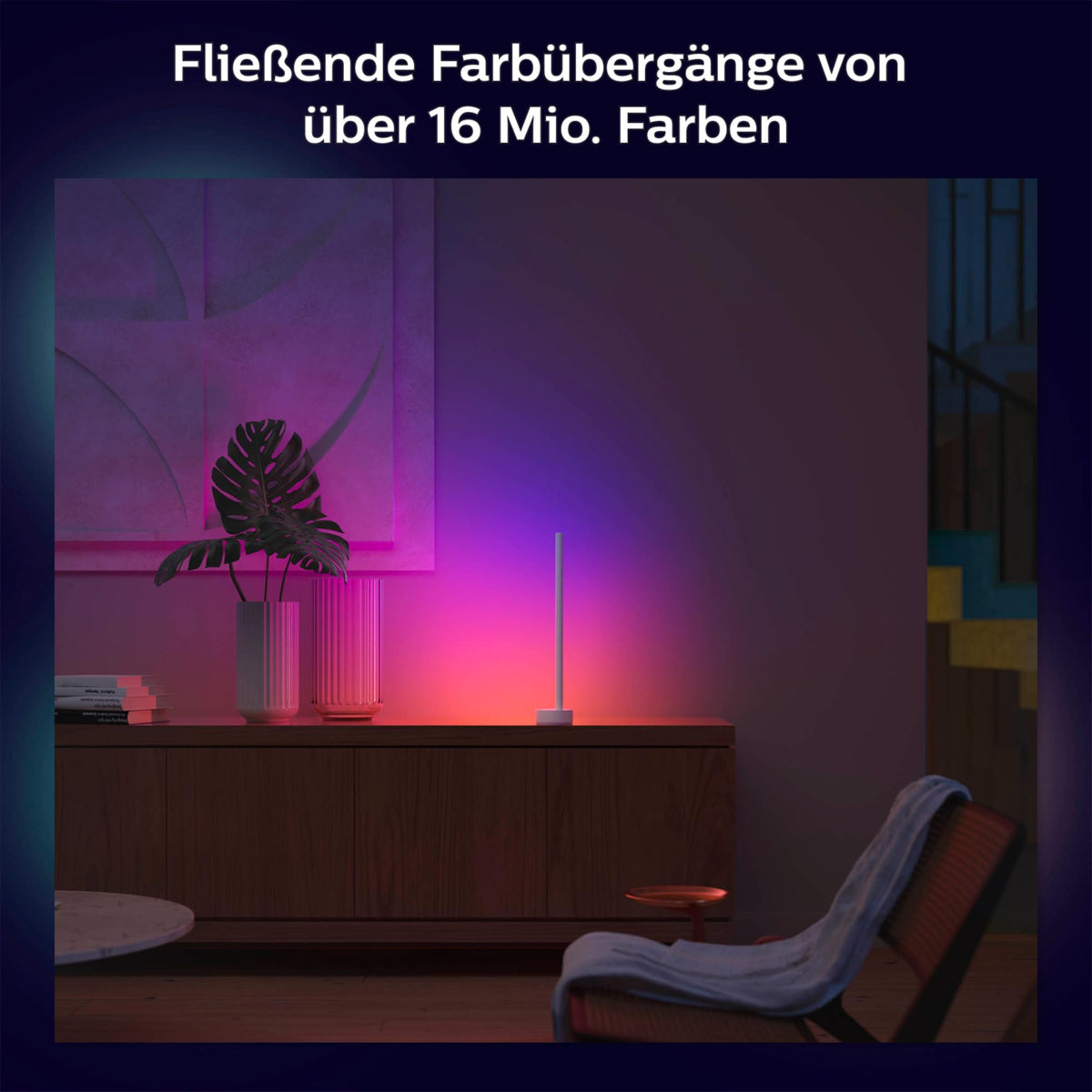 Philips Hue Gradient Signe LED Table Lamp, White - 915005987101