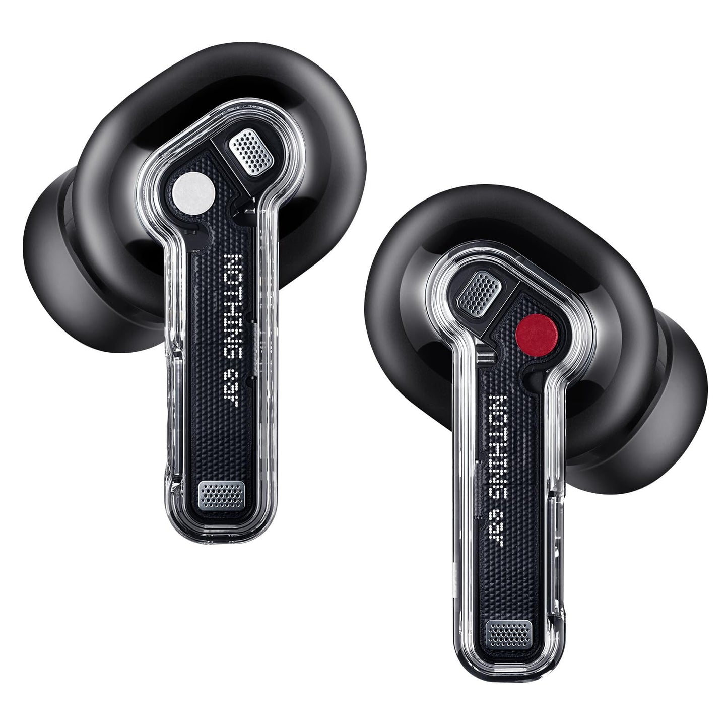 Nothing Ear wireless Bluetooth headphones with Hi-Res audio, active noise cancellation, advanced equalizer, and up to 40.5 hours of playback time - black - B171