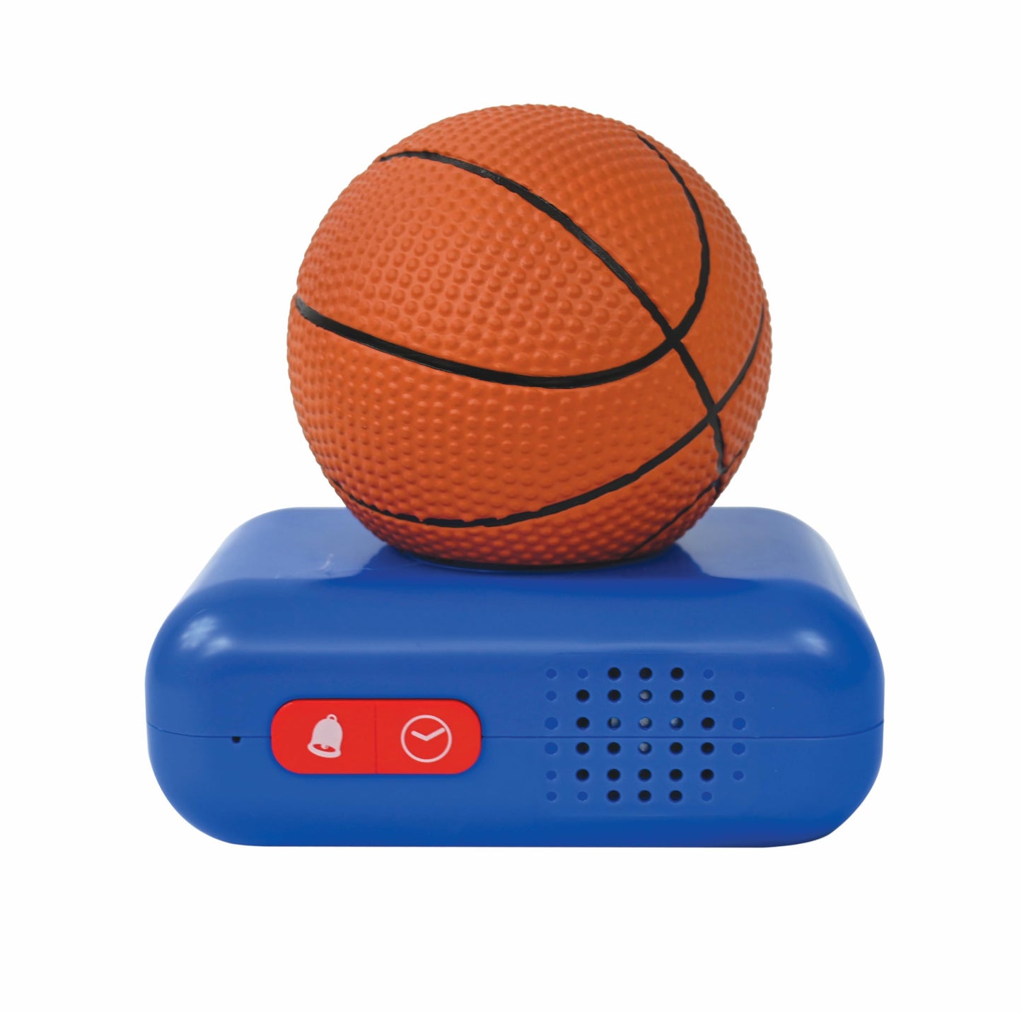 Lexibook, Basketball, Basketball Night Light Alarm Clock, Sounds and Melodies, LCD Screen with Backlight, Illuminated, Snooze, Blue/Orange, RL800BA