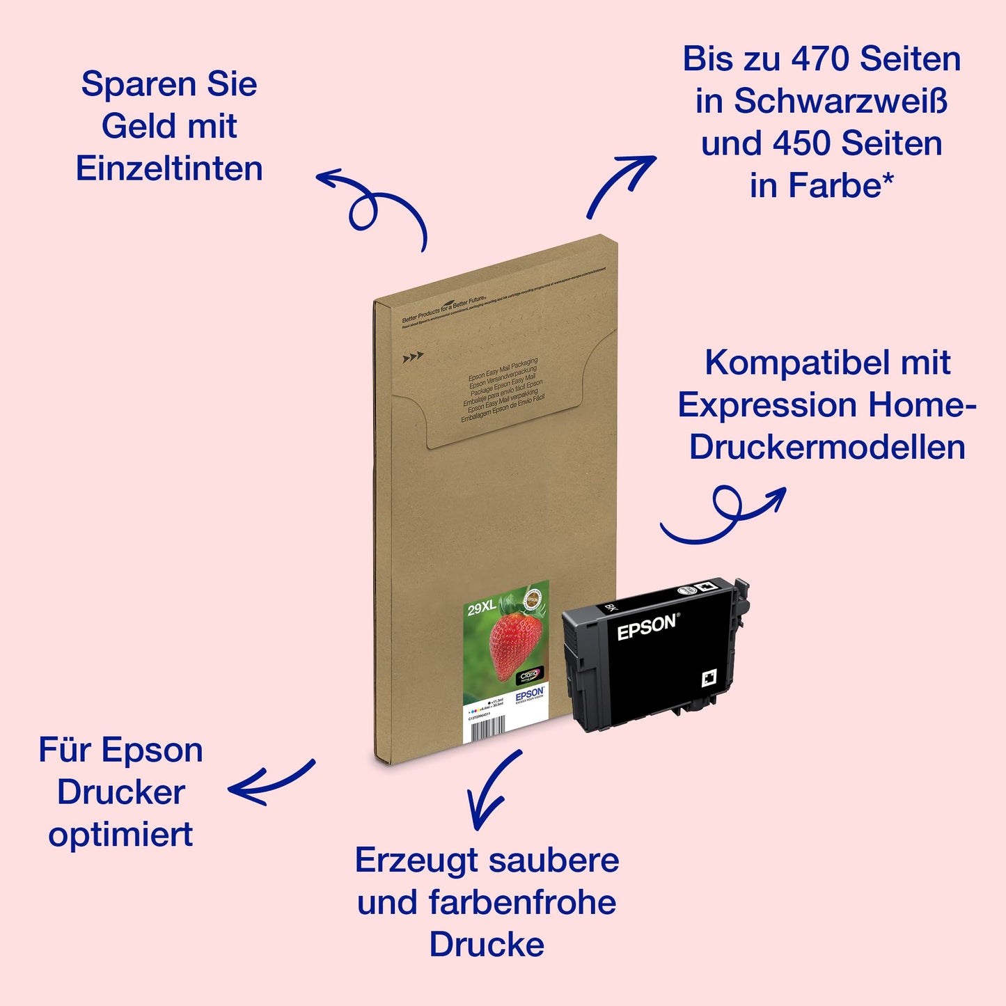 Epson 29XL Strawberry Multipack 4-Pack (T2996)
