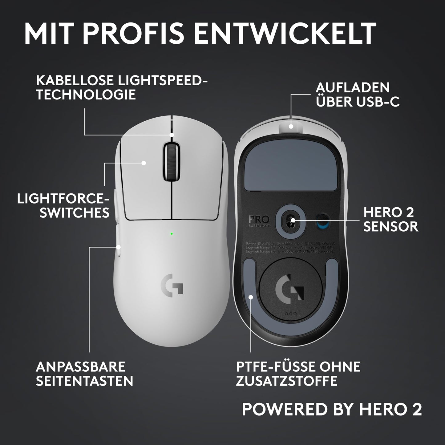 Logitech PRO X SUPERLIGHT 2c (910-007538)