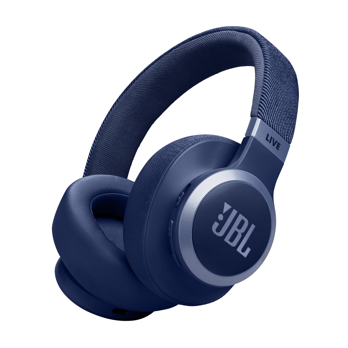 JBL Live 770 NC – Bluetooth Over-Ear Headphones with Adaptive Noise Cancelling – Wireless Earphones with JBL Signature Sound and Voice Assistant – Long Music Enjoyment for up to 65 Hours – In Blue - JBLLIVE770NCBLU