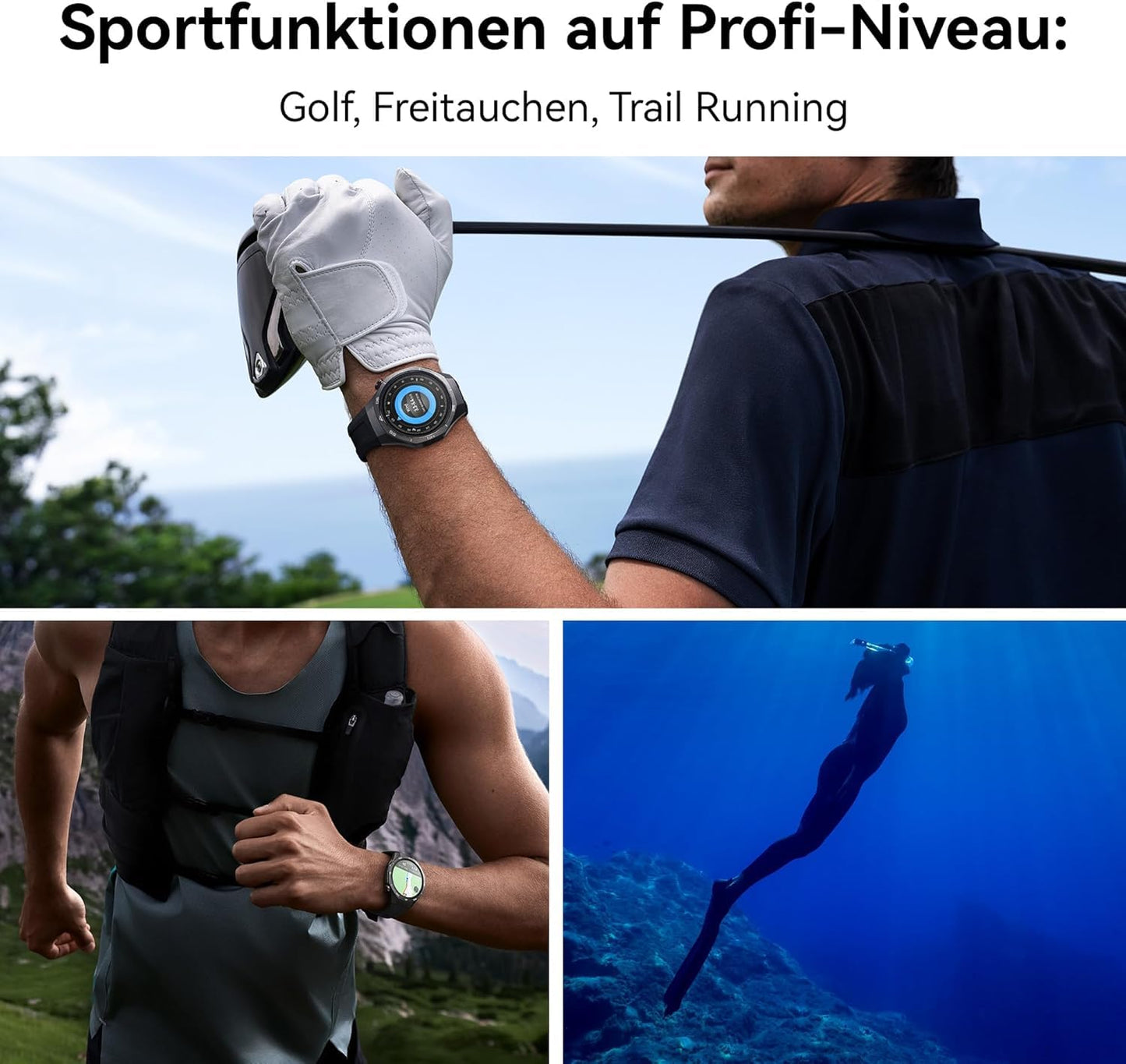 HUAWEI Watch GT 5 Pro Smartwatch, GPS, Health Watch with ECG, Sports Data Analysis for Runners & Cyclists, Up to 14 Days Battery Life, Bluetooth Calls, for iOS & Android, 46mm, Titanium