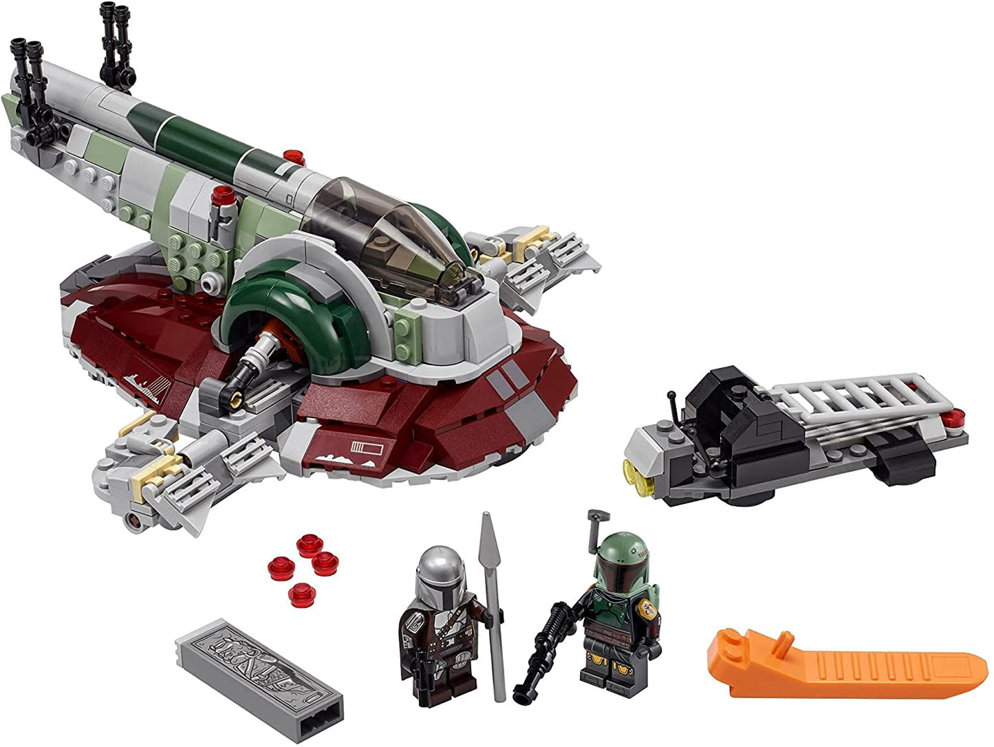 LEGO Star Wars Boba Fett's Starship 75312 Fun Toy Building Kit; Awesome Gift Idea for Kids; New 2021 (593 Pieces) - 6333001