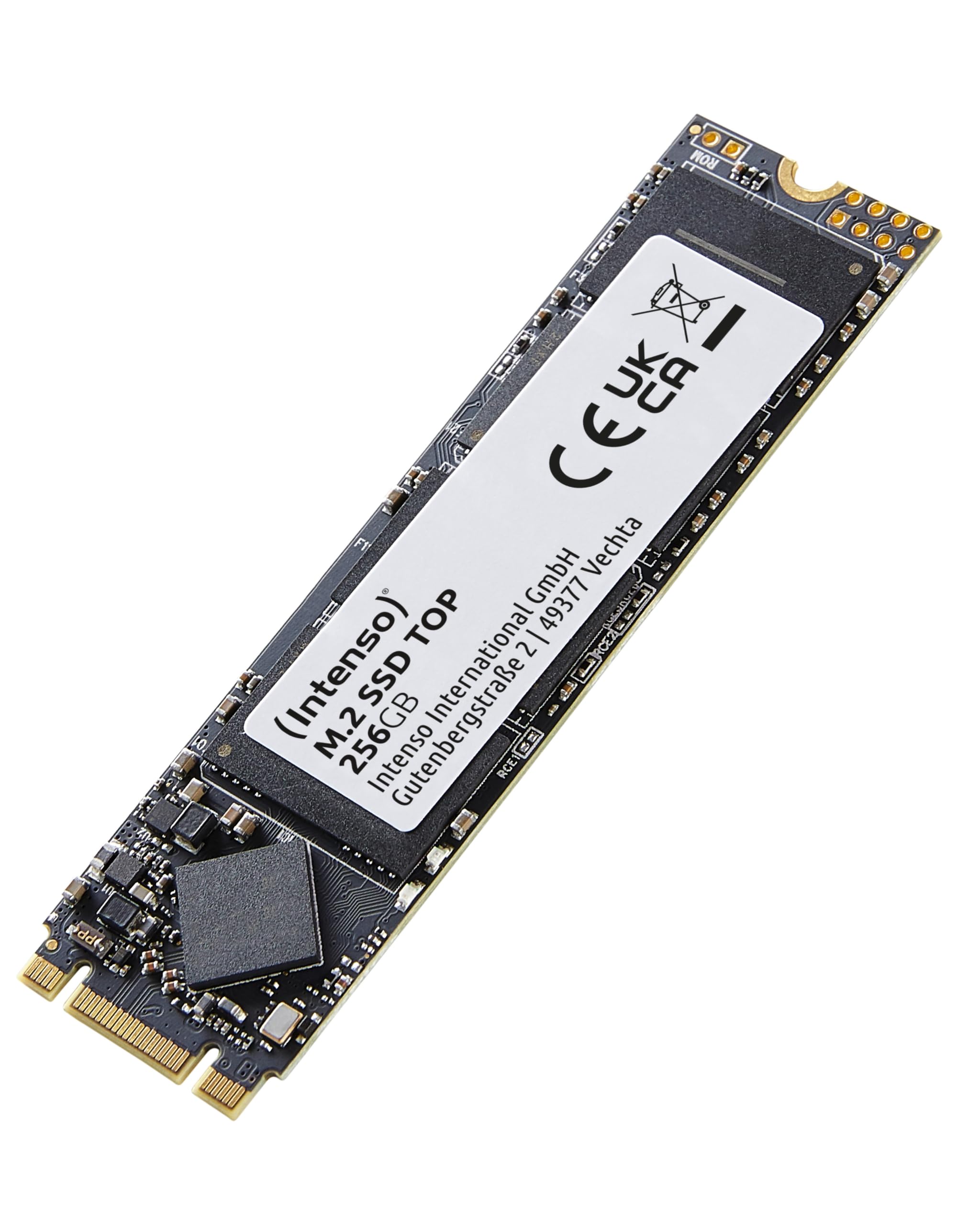 Intenso Internal M.2 SSD SATA III Top, 256GB, 550MB/Second, Solid State Drive - 3832440