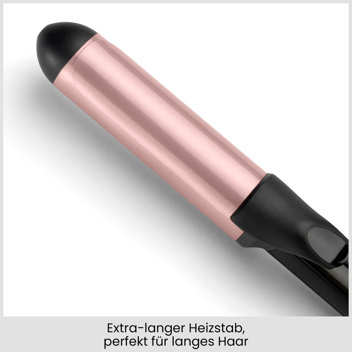 Babyliss Rose-Quartz Curling Iron 38 mm – Natural Waves, Pink - C453E