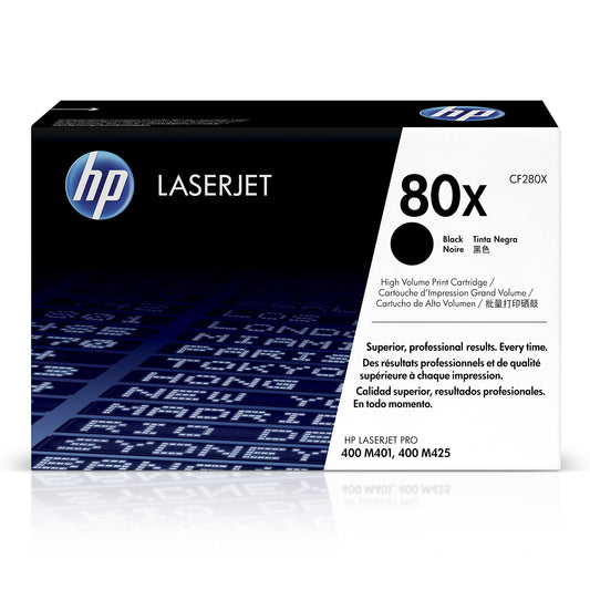 HP Toner Black 80X Pages 6,900, CF280X (Pages 6,900)