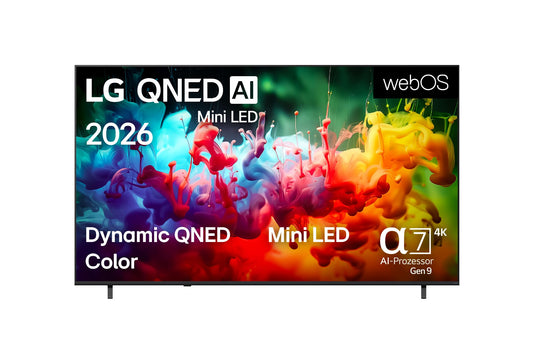 LG 43QNED7EB3C TV 43 Zoll, 1090 Mm, 4K QNED Mini LED AI, α7 Gen9 Processor, webOS 26, 60Hz, VRR, Model Year 2026
