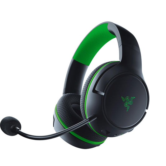 Razer Kaira - Căști de gaming fără fir pentru Xbox Series X/S + Xbox One + PC (Headset wireless, driver de 50 mm, microfon cardioid, Xbox Wireless) Negru-Verde