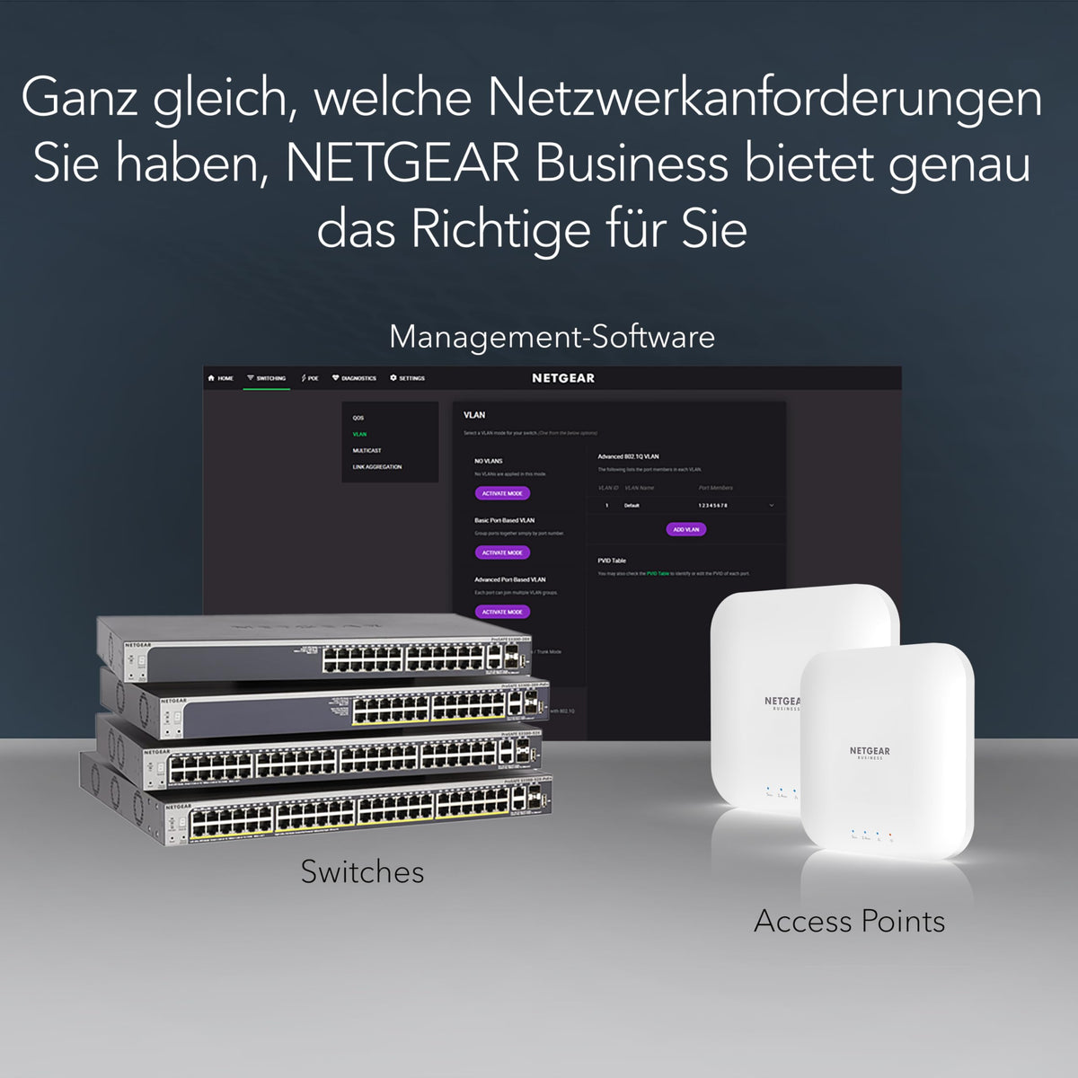 NETGEAR Switch Ethernet Gigabit Unmanaged cu 8 porturi 1G/10G (GS108X) - Cu 1 x 10G SFP+, montare pe birou sau rack și garanție limitată pe întreaga durată de utilizare. - GS108X-100EUS