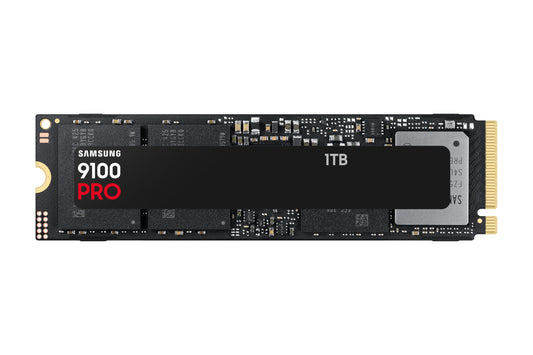 Samsung 9100 PRO NVMe M.2 SSD, 1TB, PCIe 5.0, 14,700 MB/s Read, 13,300 MB/s Write, Internal SSD for Gaming, Video Editing and AI, Black, MZ-VAP1T0BW