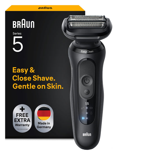 Braun Rasierer Herren Elektrisch Series 5, 52-N1000si, Schwarz