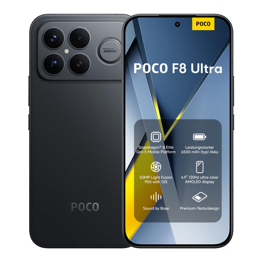 XIAOMI Poco F8 Ultra Mobile Phone, 12+256GB, 6500mAh, 50MP, Black
