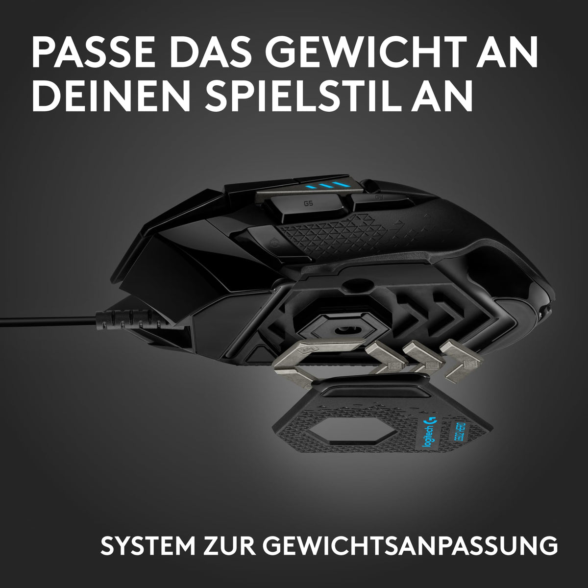 Logitech G G502 HERO Mouse de gaming de înaltă performanță - 910-005470