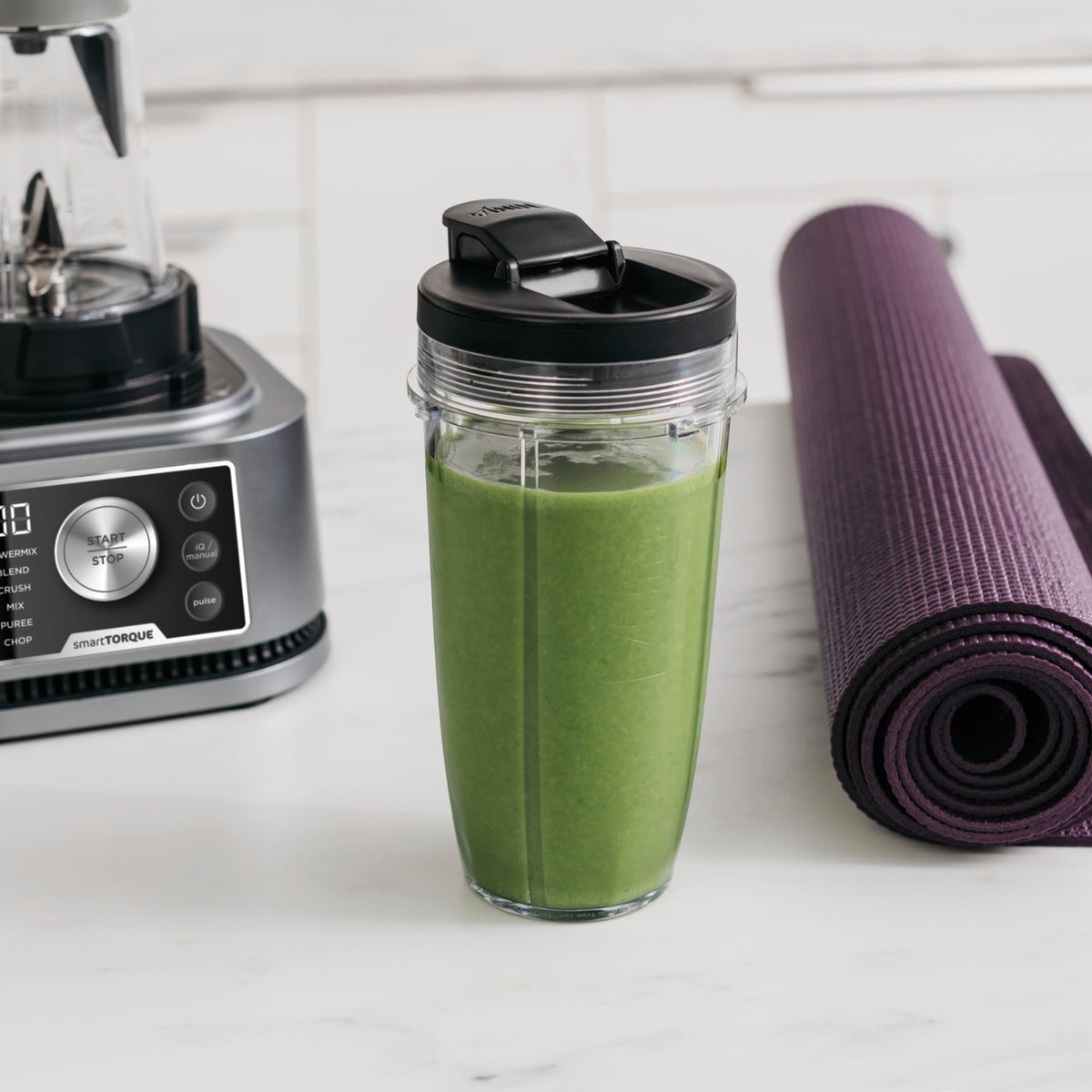 Ninja Foodi Power Nutri Mixer Smoothie Maker 3-in-1, Silver CB350EU
