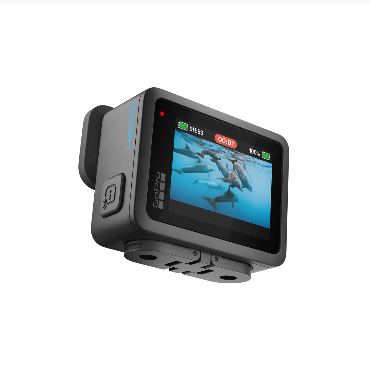 GoPro Hero – Cameră de acțiune compactă și rezistentă la apă cu video 4K Ultra HD, fotografie de 12 MP, ecran tactil - CHDHF-131-EU