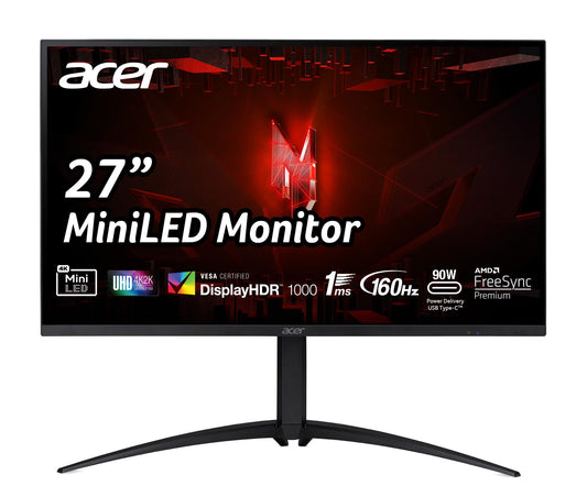 Acer Nitro XV275KP3 Gaming Monitor 27 Inch (68.6 cm) 4K, 160Hz - UM.HXXEE.305