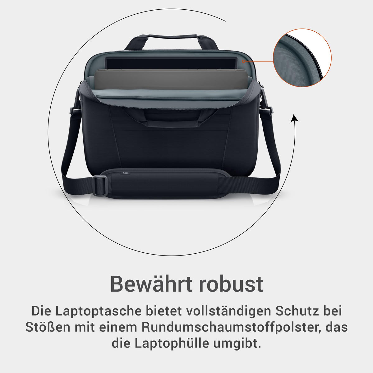 Dell EcoLoop Pro Slim Laptoptasche 15.6" CC5624S, 600D Stoff - 460-BDRL