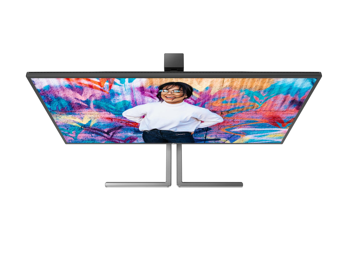 AOC U27U3CV Monitor UHD de 27 inch cu Hub USB, 60Hz, panou Nano IPS, 4ms GtG, VESA HDR400, ajustare pe înălțime, difuzoare, (3840x2160 HDMI 2X 2.0 DP 1x 1.4) Negru/Silver