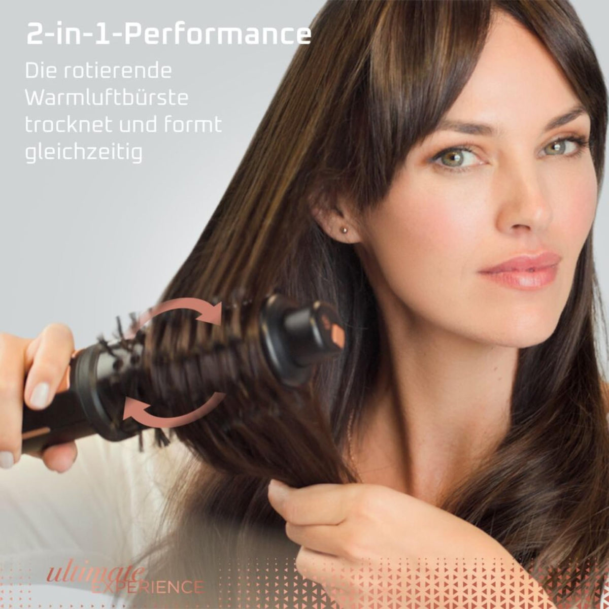 Rowenta Ultimate Experience perie rotativă cu aer cald 2 în 1, 3 accesorii - CF9620F0