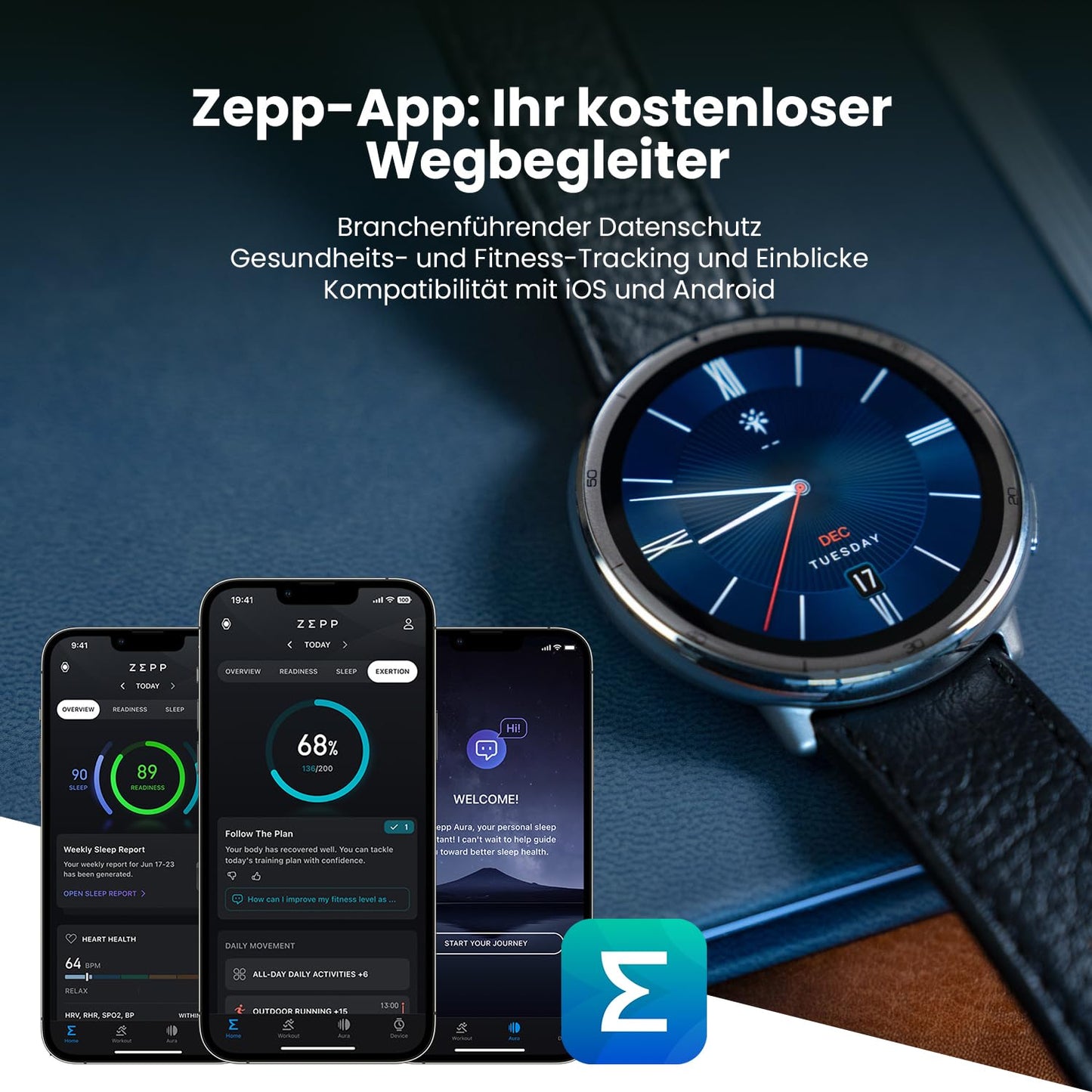Amazfit Active 2 Smart Watch 44mm, NFC payment, AI, voice control, GPS & free maps, 10 days battery, fitness tracker with 160+ sports modes, 5 ATM waterproof for Android & iPhone