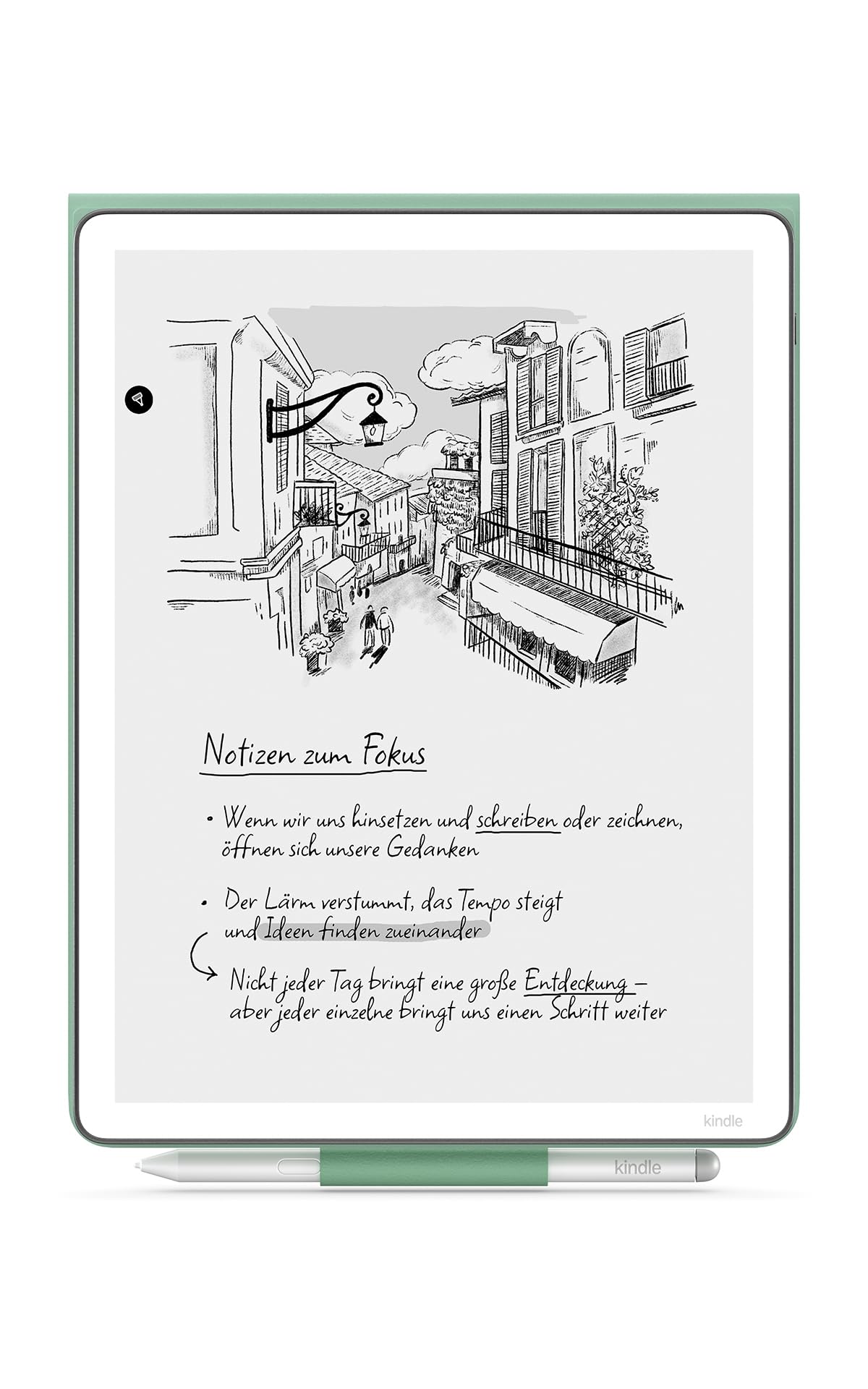 New Amazon Kindle Scribe flip case with magnetic attachment, sustainable design, practical and protective plant-based case - 53-101633