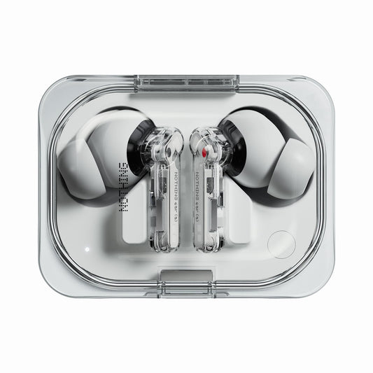 Nothing Ear (a) wireless Bluetooth headphones with ANC, bass enhancement algorithm and up to 42.5 hours of playback time - white - NOTHING