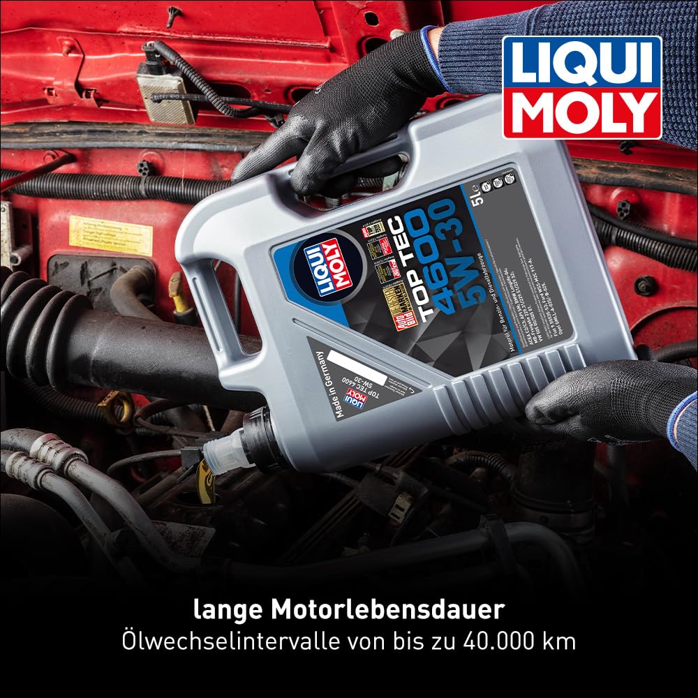 LIQUI MOLY Top Tec 4600 5W-30 | 5L | Synthesis technology engine oil | Item no.: 3756