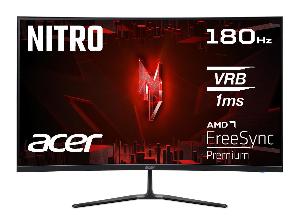 Acer Nitro ED320QRS3 Gaming Monitor 32 Inch (80 cm) Full HD, 180Hz, Curved