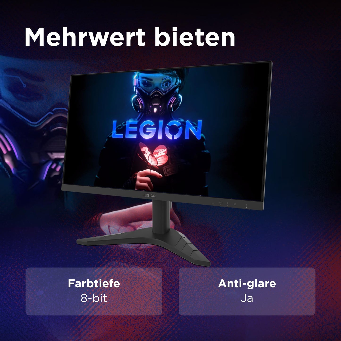 Lenovo Legion R24s | 24" Full HD Gaming Monitor - 68CBGAC2E5