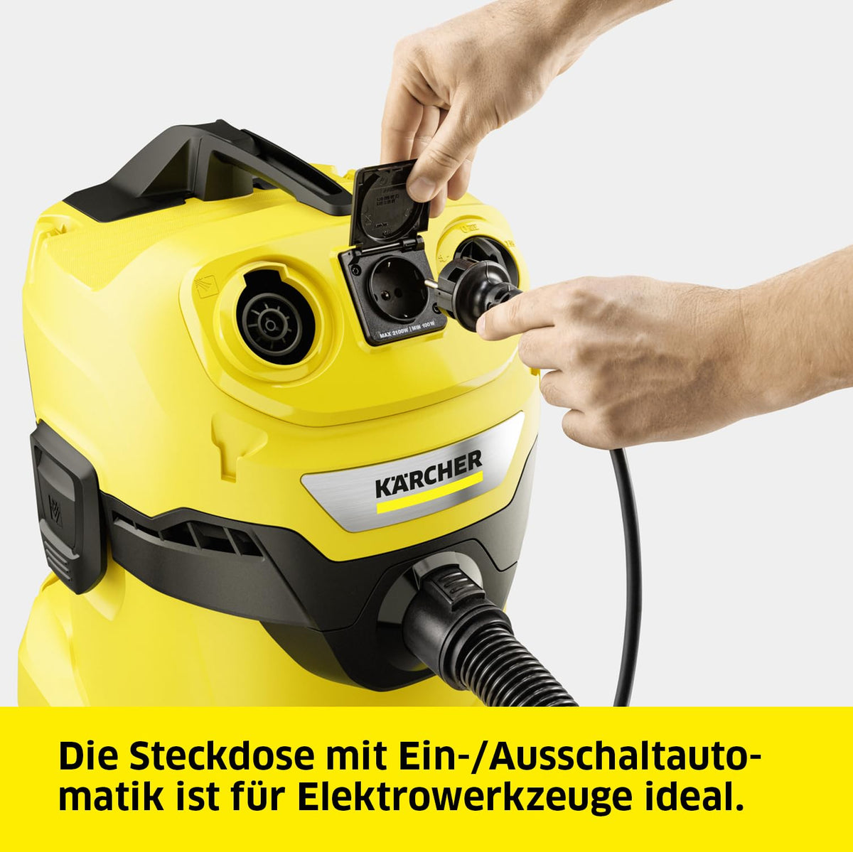 KÄRCHER Wet/Dry Vacuum WD 4 P V-20/5/22, 1,100 Watts - 1.628-270.0
