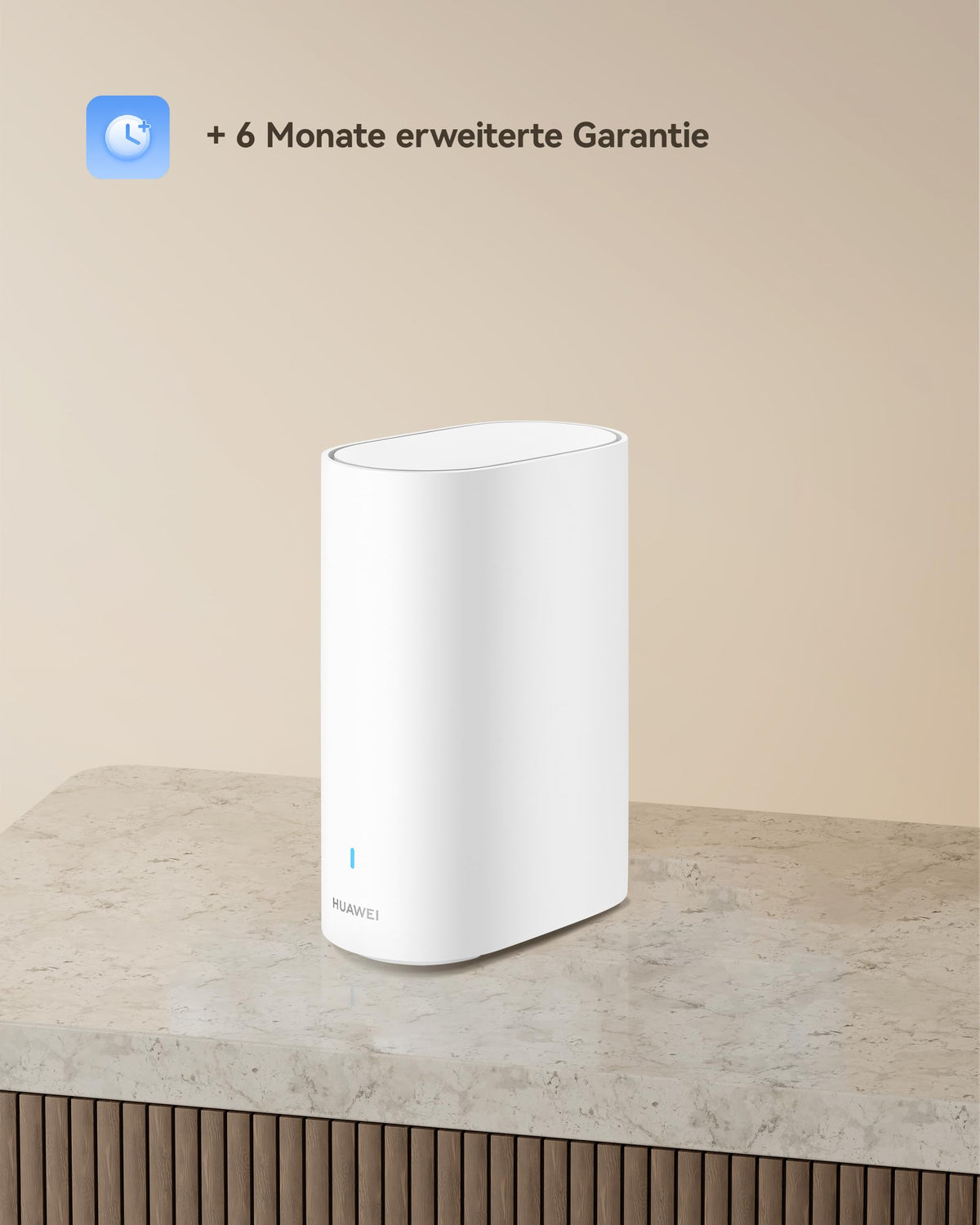 HUAWEI WiFi Mesh 3+ Router, Dual-Band Wi-Fi 6 AX3000, White, 1 Pack - NVWA-AX30-21
