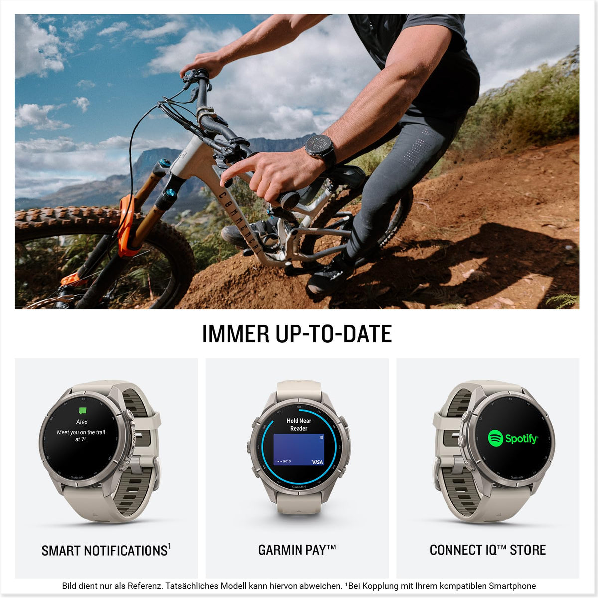 Garmin Fenix 9 Pro, 43 mm, GPS-Multisport-Smartwatch, Titan - 010-04335-86