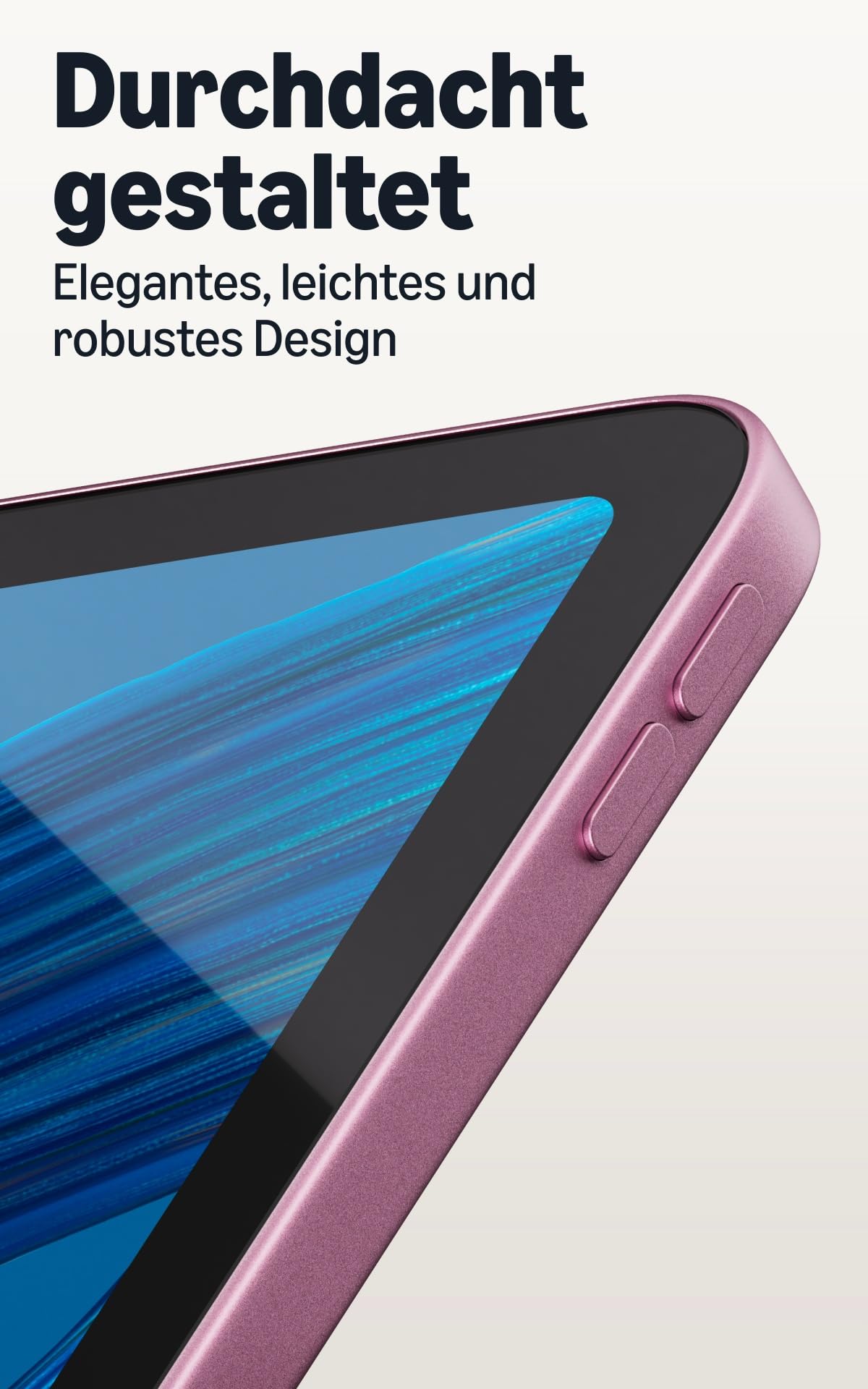 The new Amazon Alexa Tablet 8, 4 GB RAM, 64 GB, compact 8.7-inch tablet with a brilliant display, all-day battery, featuring Google Play, designed for Alexa+, in Blue-Green. - RL3YT5