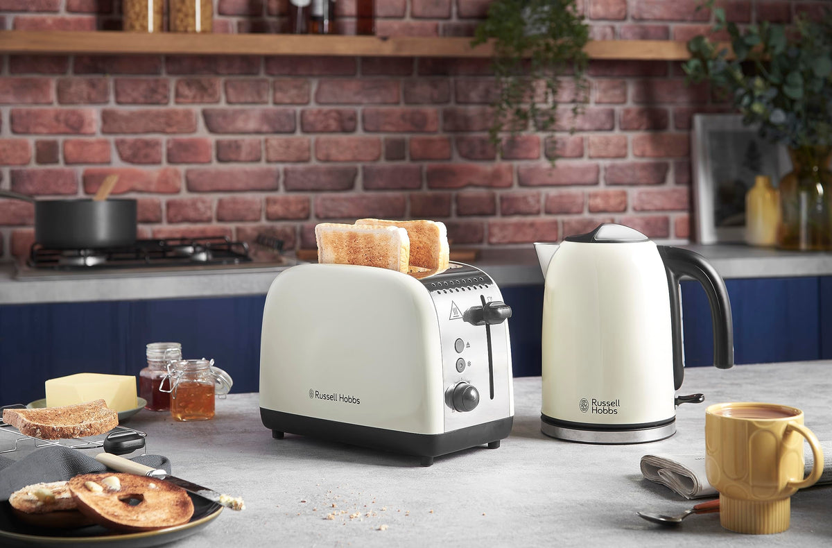 Russell Hobbs Toaster 2 Slices with Bun Warmer, 26551-56
