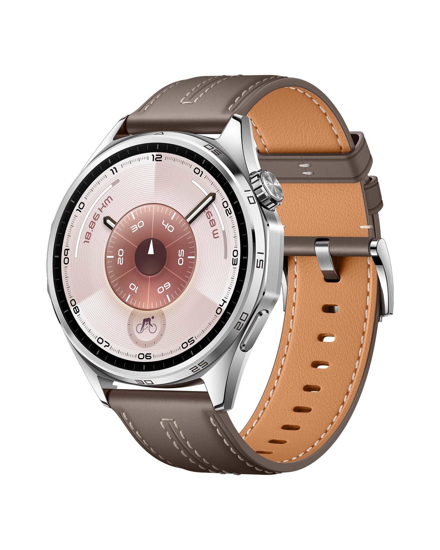 HUAWEI Watch GT 6 Smartwatch, GPS, 1.47" AMOLED display, up to 21 days battery life, cycling, 100+ sports modes, compatible with Android™ & iOS, health monitoring, emotional well-being, gray, 46mm - Atum-B19L