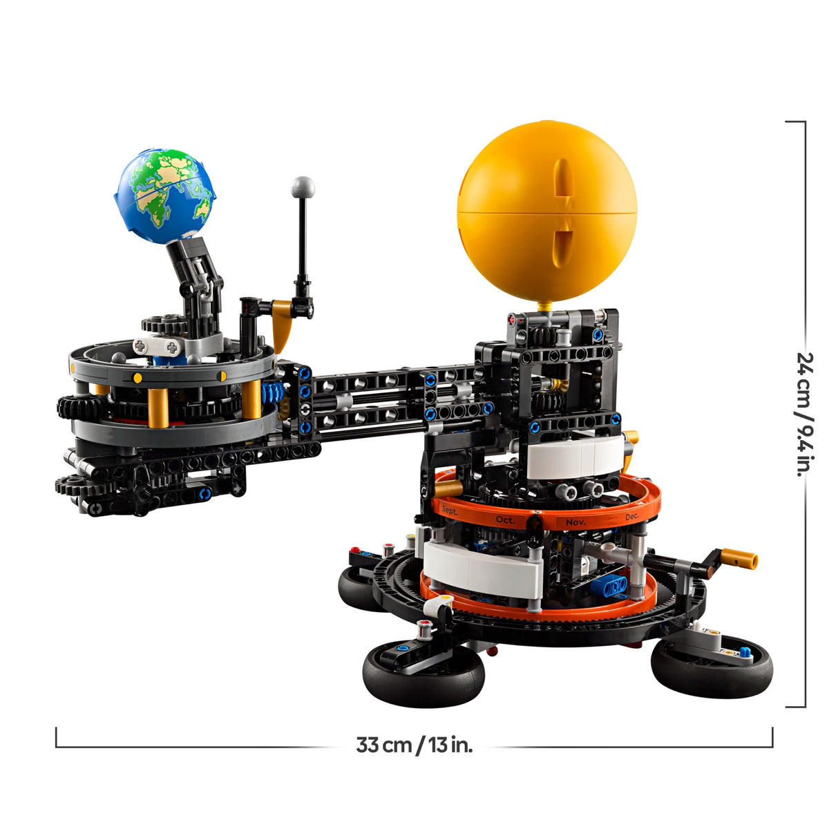 LEGO Technic Soare Pământ Lună Model Set de Joc, Cadou pentru Copii de la 10 Ani, Jucărie Spațială pentru Reprezentarea Sistemului Solar, permite băieților și fetelor să se joace creativ 42179