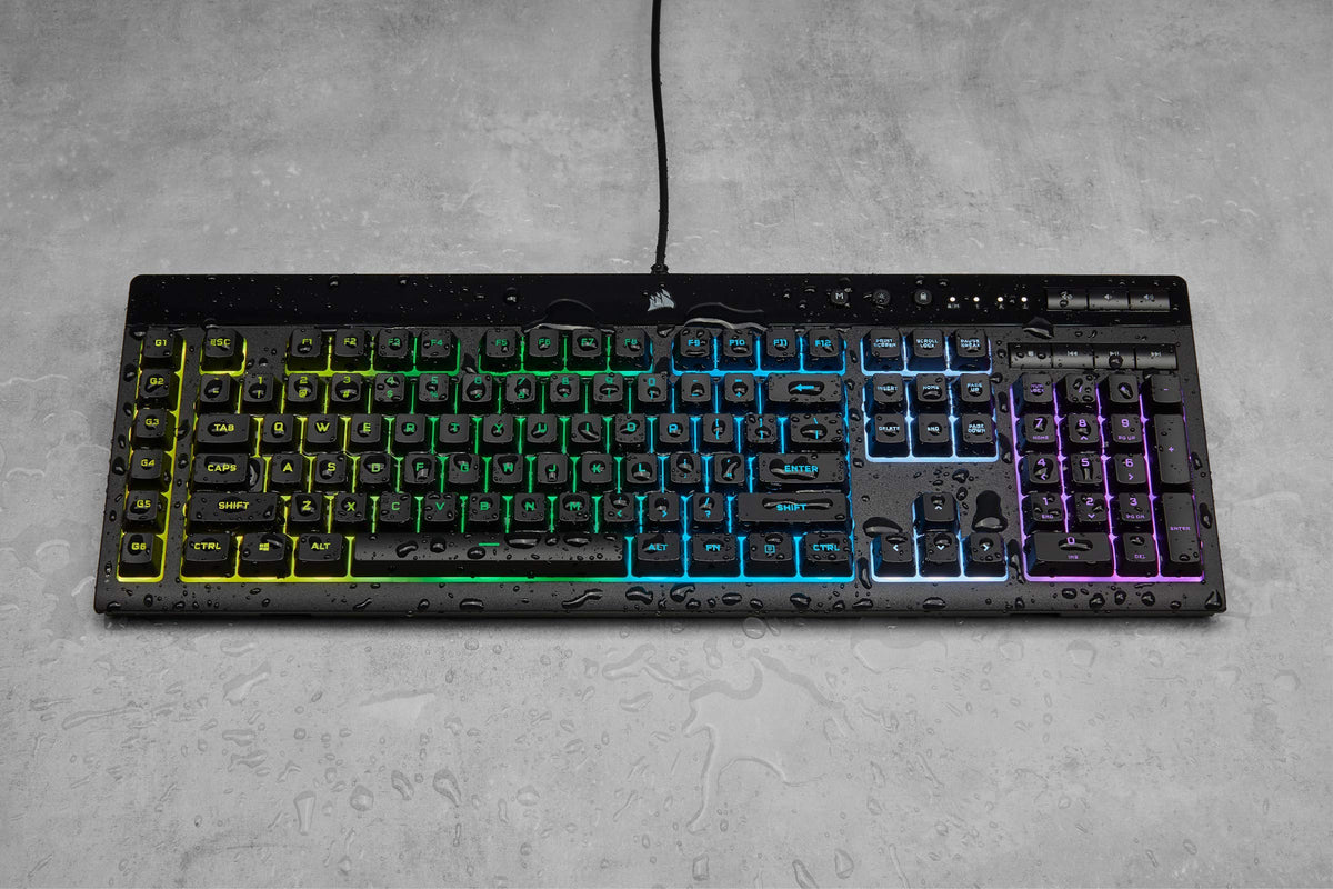 Corsair K55 RGB PRO wired gaming keyboard, black - CH-9226765-DE