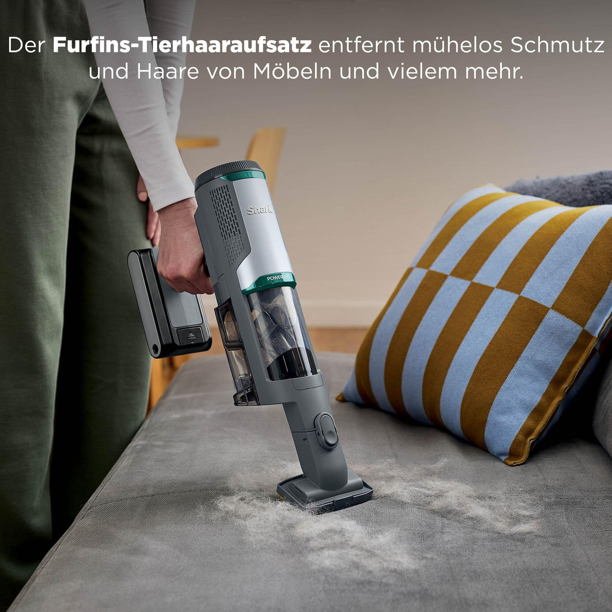 Shark PowerLite Clean & Empty Pet, BU3623EUT, până la 40 de minute autonomie