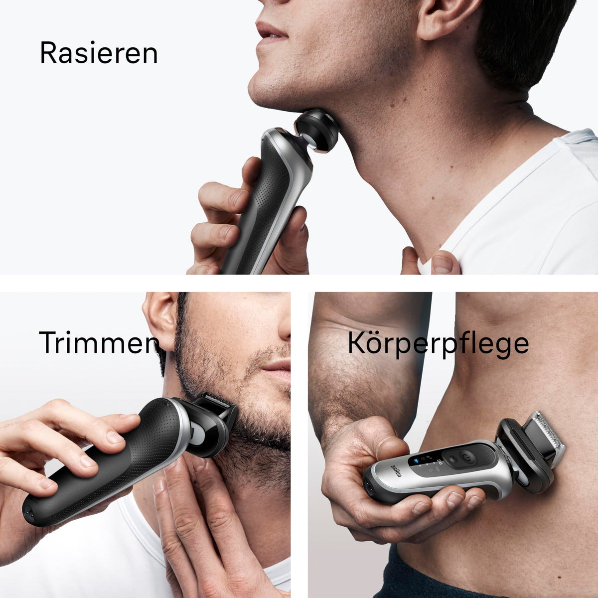 Braun Rasierer Herren Elektrisch Series 6, 62-S7650cc, Silber - 62-S7650CC