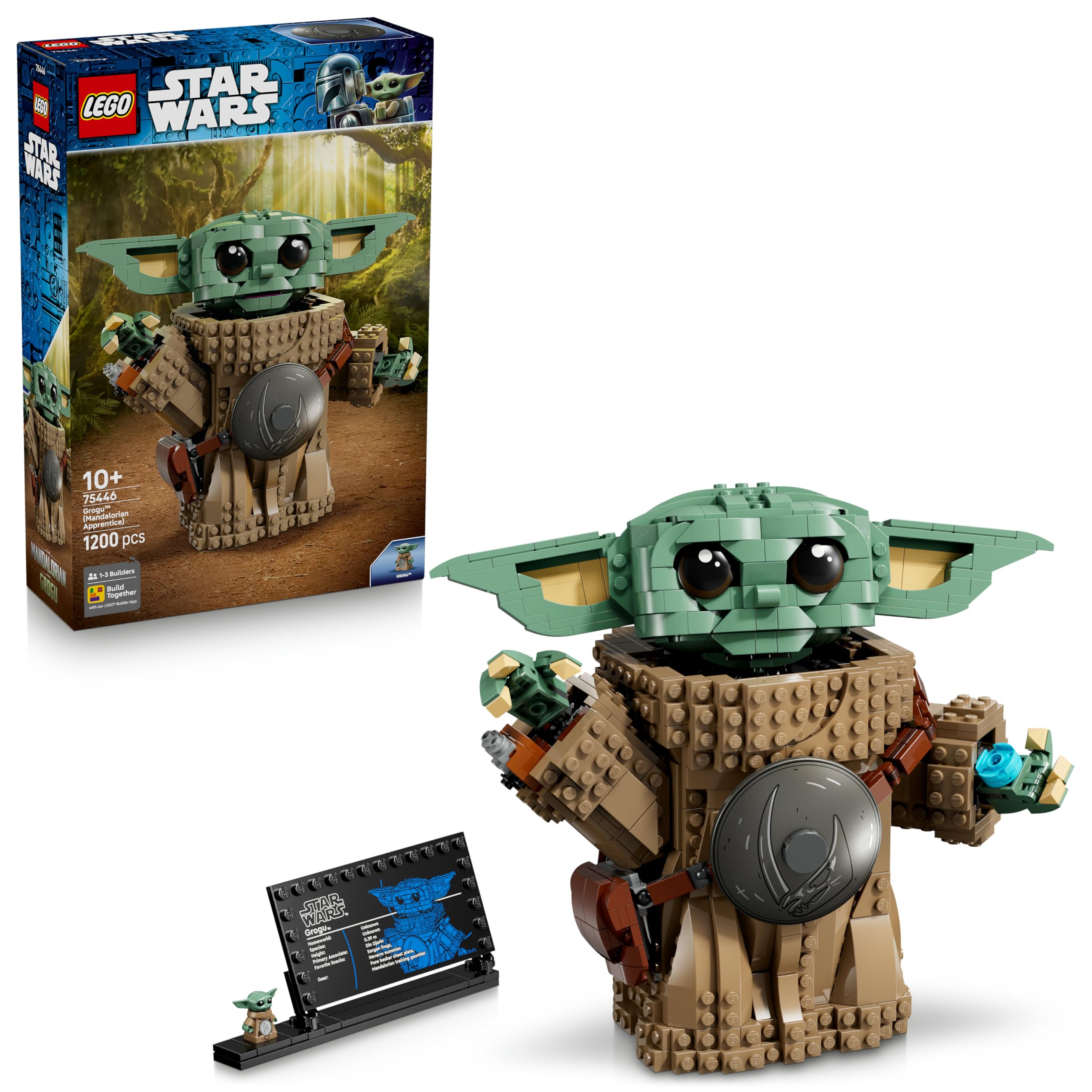 LEGO Star Wars 75446 Grogu (Apprentice of the Mandalorian) - toy figure model construction with Beskar armor as a DIY decoration - gift for boys and girls aged 10 and over as well as film fans