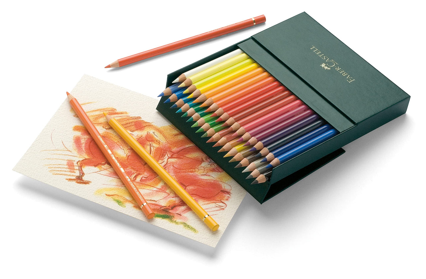 Faber-Castell - Polychromos colored pencils set 36 colors studio case - 110038