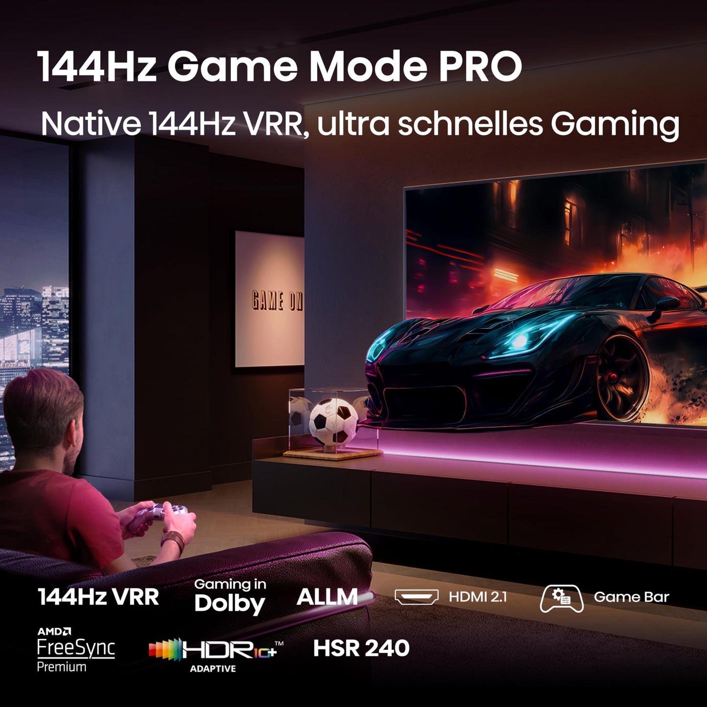 Hisense 55E7Q PRO TV 139cm (55 inch) 4K UHD QLED